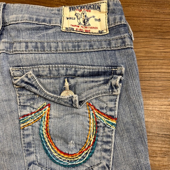 True Religion Rainbow detailed jeans - Picture 4 of 5